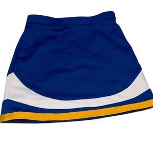 GTM Sportswear Youth Skirt Blue/White/Gold Polyester YL